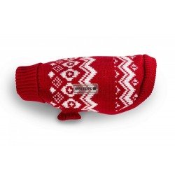 Wolters Noorse Pullover, kleur rood